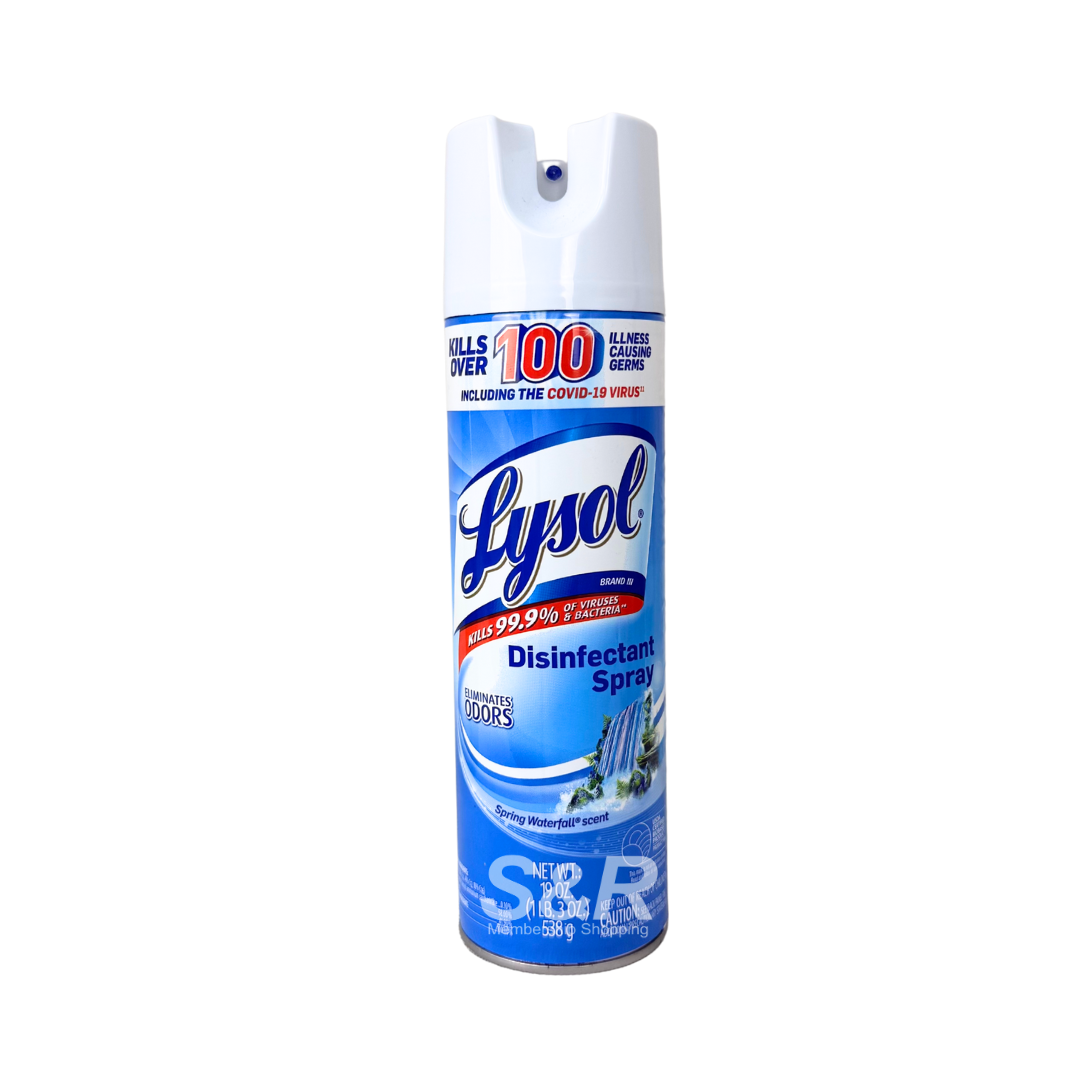 Lysol Spring Waterfall All in One Disinfectant Spray 539g Lysol Spring Waterfall All in One Disinfectant Spray 539g